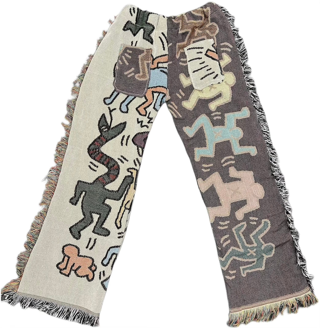 HARING PRINT PANTS (WITH POCKETS)